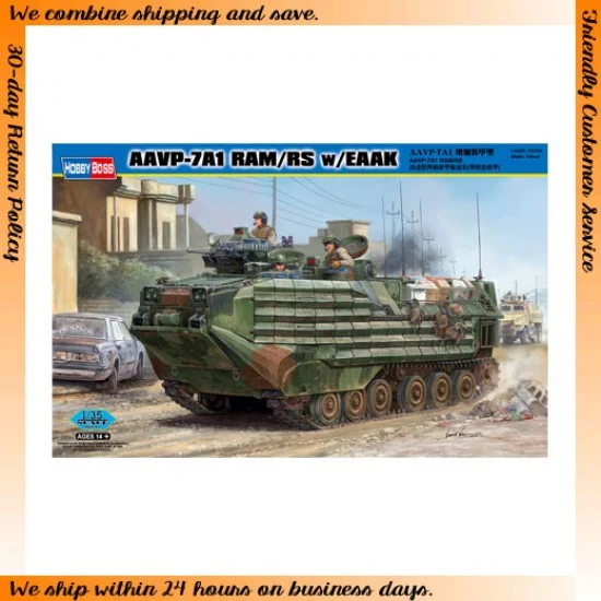 Hobby Boss 82416 1/35 AAVP-7A1 Amphibious Assault Vehicle RAMS/RS W/EAAK