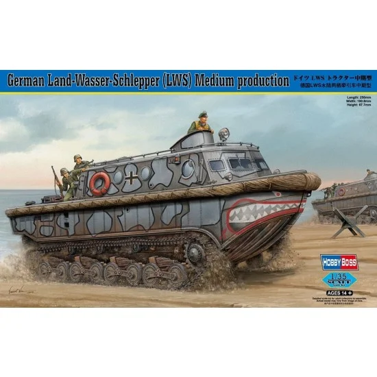Hobby Boss 82433 1/35 German Land-Wasser-Schlepper (LWS) Medium production