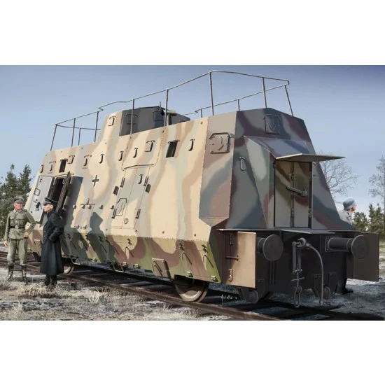 Hobby Boss 82924 1/72 German BP-42 Rail Armoured Train Command Car Kommandowagen