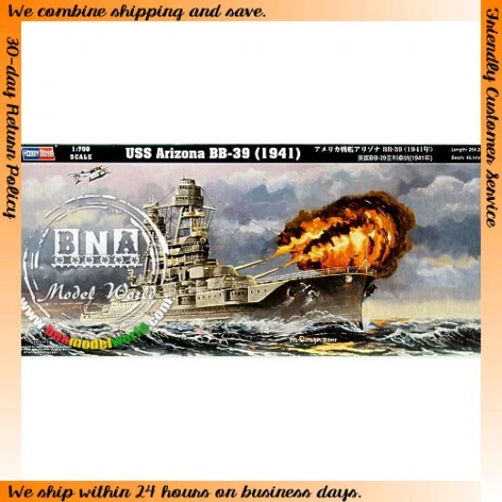Hobby Boss 83401 1/700 USS Arizona BB-39 1941