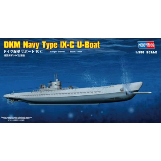 Hobby Boss 83508 1/350 DKM Navy Type IX-C U-Boat