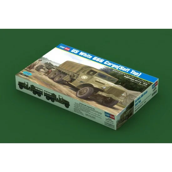 Hobby Boss 83802 1/35 US White 666 Cargo (Soft Top) - Military Vehicles & Tanks