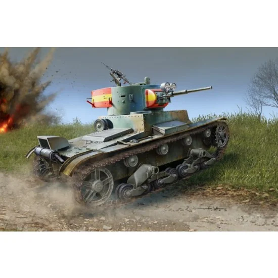 Hobby Boss 83810 1/35 Soviet T-26 Light Infantry Tank Mod.1936/1937