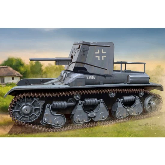 Hobby Boss 83895 1/35 German 3.7cm Pak 35/36 auf PzKpfw 35R(f) - Military Vehicles & Tanks