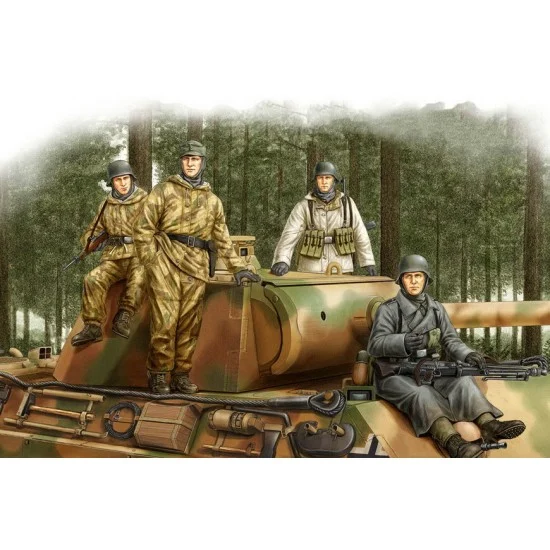 Hobby Boss 84405 1/35 German Panzer Grenadiers Vol.2 (4 figures) - Model Figures