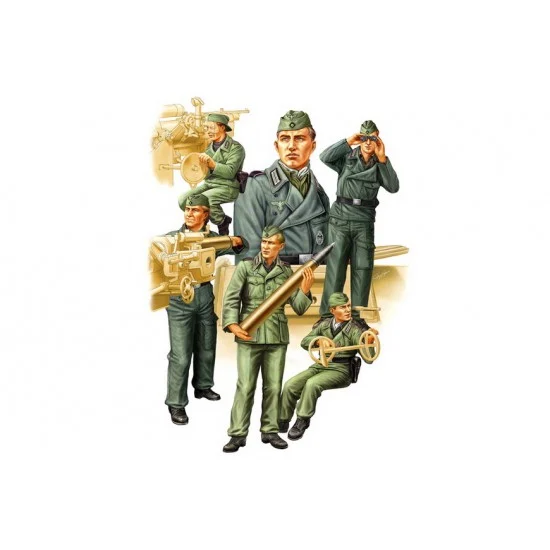 Hobby Boss 84407 1/35 German SPG Crew Vol.2 (6 figures) - Model Figures