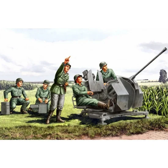 Hobby Boss 84412 1/35 20mm Flak38 Figure Set - Model Figures