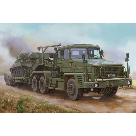 Hobby Boss 85527 1/35 Scammell Commander with 62 tonne Crane Fruehauf Semi-trailer