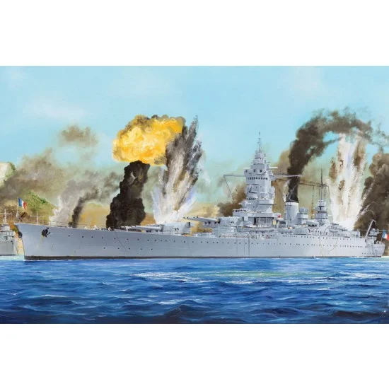 Hobby Boss 86506 1/350 French Navy Battleship Dunkerque - Model Ships & Boats
