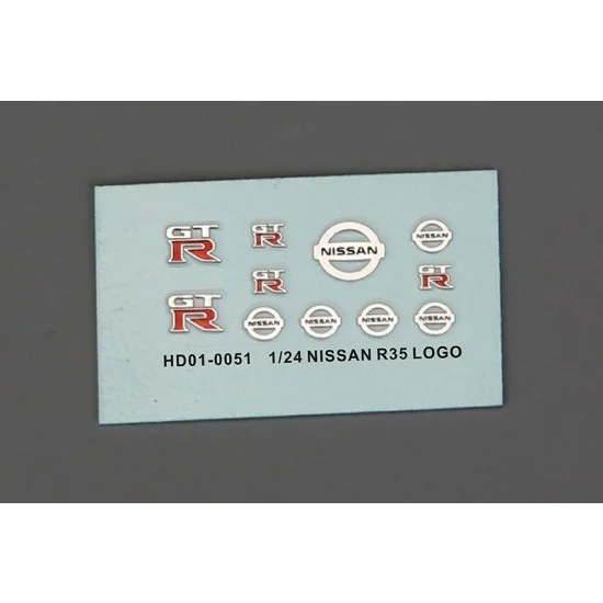 Hobby Design HD01-0051 1/24 Nissan R35 Metal Logo