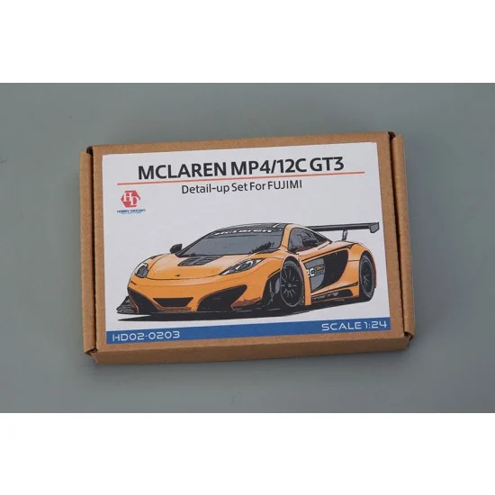 Hobby Design HD02-0203 1/24 McLaren MP4-12C GT3 Detail-Up set for Fujimi kit