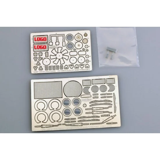 Hobby Design HD02-0229 1/24 Nissan Fairlady 300ZX Turbo Detail-up set for Tamiya 24087 kit (PE+Resin parts)