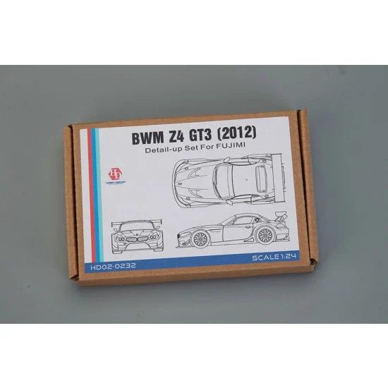 Hobby Design HD02-0232 1/24 BMW Z4 GT3 2012 GT Photo-Etched Detail-up set for Fujimi kit (PE+Metal parts)