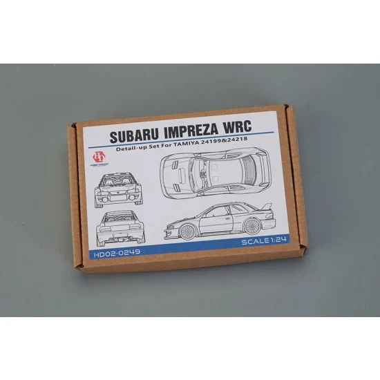Hobby Design HD02-0249 1/24 Subaru Impreza WRC 1998 Detail-up Set for Tamiya kit (PE+Resin+Metal parts)