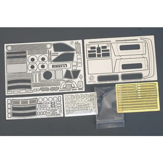 Hobby Design HD02-0256 1/24 Lancia 037 Rally Detail-up Set for Hasegawa (PE+Resin+Metal parts)