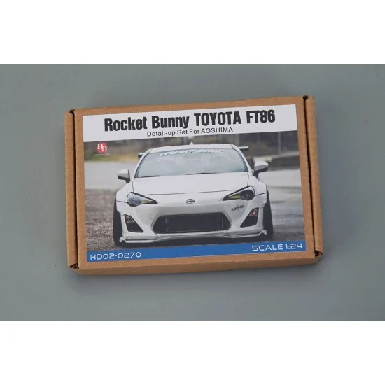 Hobby Design HD02-0270 1/24 Toyota 86' 2012 Greddy & Rocket Bunny Detail-up Set for Aoshima kit