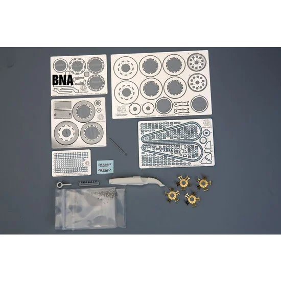 Hobby Design HD02-0369 1/12 Honda CB750F Detail-up Set for Tamiya kit #14066 (PE, Metal parts, Resin, Logo)