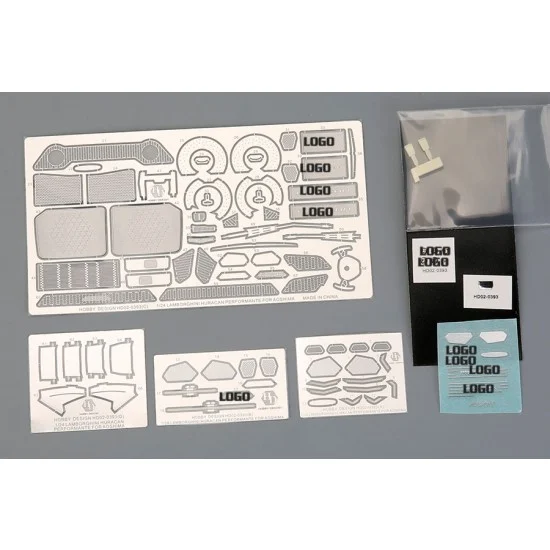 Hobby Design HD02-0393 1/24 Lamborghini Huracan Performante Detail Set for Aoshima kit #056004