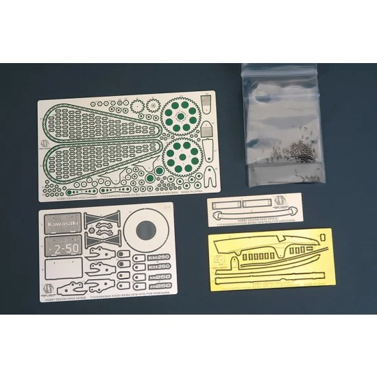 Hobby Design HD02-0406 1/12 Kawasaki KH250-B3/B4 1978-1979 Detail Set for Hasegawa kits