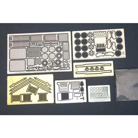 Hobby Design HD02-0468 1/43 Kamaz-43509 Kamaz-Mactep Detail Set for Zvezda kit #43005