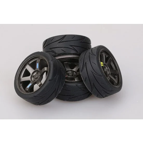 Hobby Design HD03-0311 1/18 18inch Bridgestone RE11S Tyres (255/40R18) (4 Rubber Tyres)