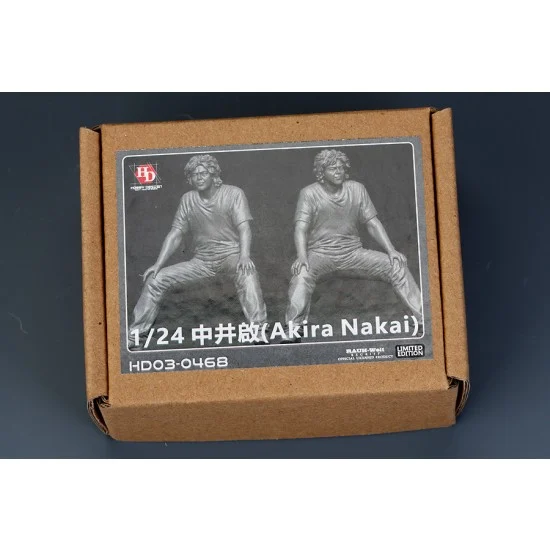 Hobby Design HD03-0468 1/24 Akira Nakai - Sitting (1 Resin Figure) [Limited Edition]