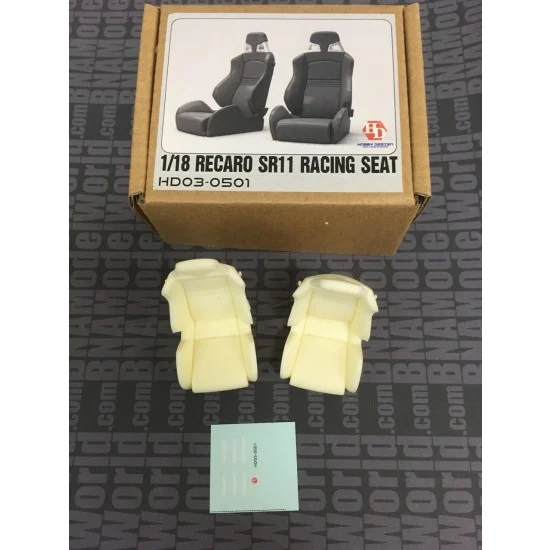Hobby Design HD03-0501 1/18 Recaro SR11 Racing Seats (Resin+Decals)