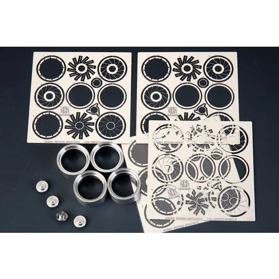 Hobby Design HD03-0514 1/24 Ferrari 250GTO Wheels for Fujimi kits