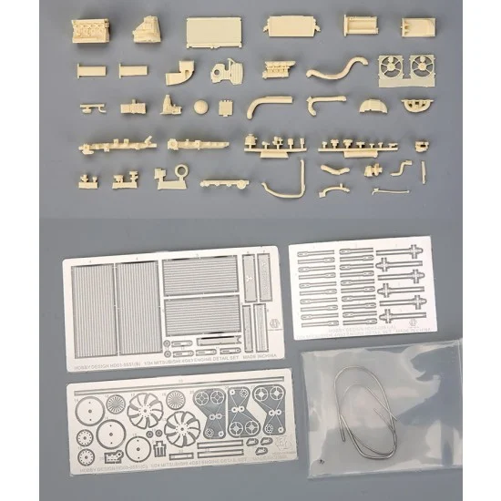 Hobby Design HD03-0551 1/24 Mitsubishi 4G63 Engine Detail Set