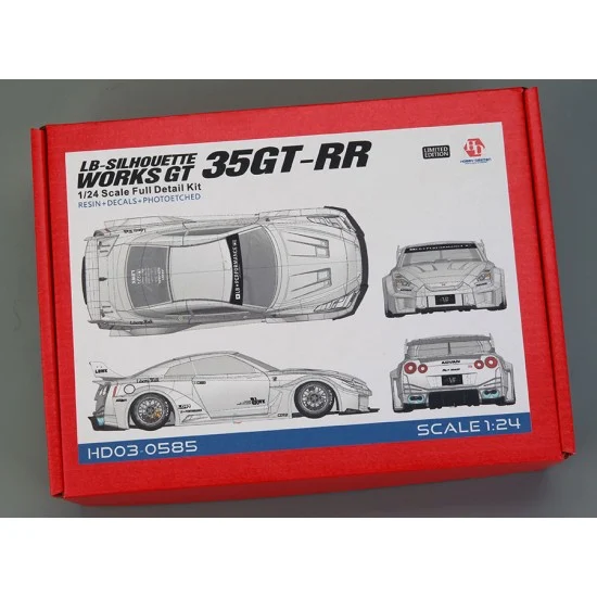 Hobby Design HD03-0585 1/24 LB-Silhouette Works GT 35GT-RR Full Detail Kit