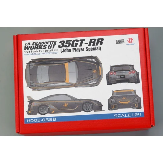 Hobby Design HD03-0588 1/24 LB-Silhouette Works GT 35GT-RR (John Player Special) Full Detail Kit