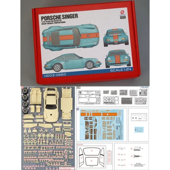 Hobby Design HD03-0660 1/24 Porsche Singer Full Detail Kit