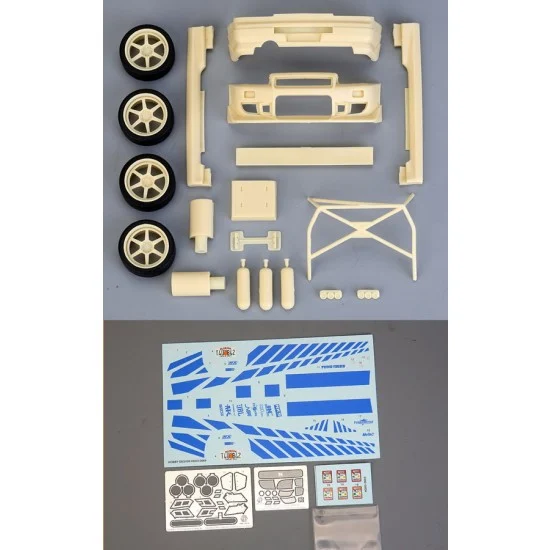 Hobby Design HD03-0669 1/24 Nissan (Cwest) R34 Detail-up Parts For Tamiya kit #24210