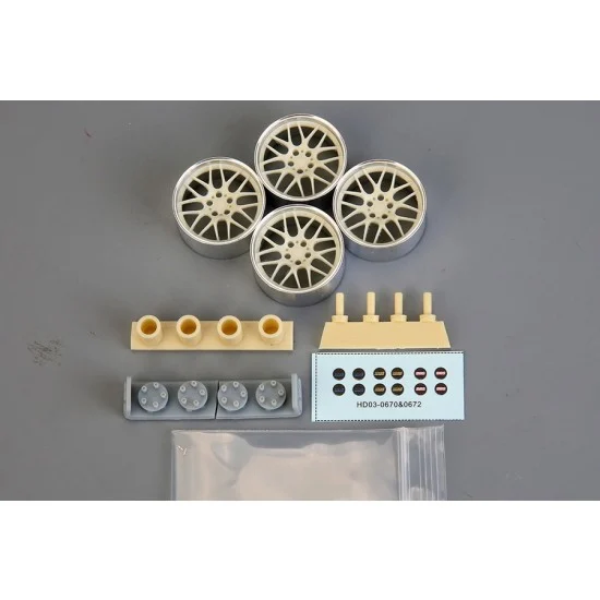 Hobby Design HD03-0670 1/24 19' BBS RG-R Wheels