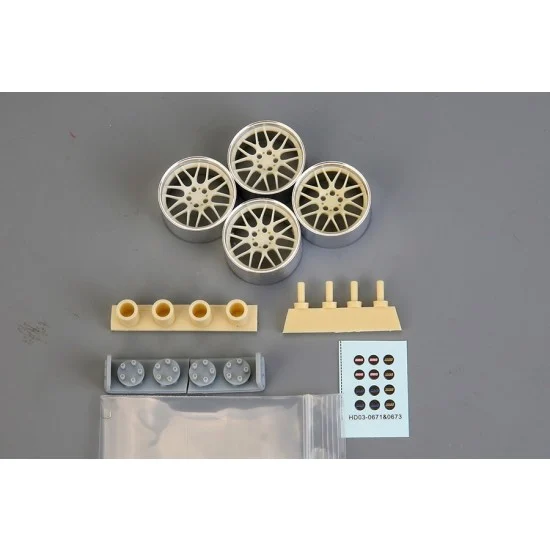 Hobby Design HD03-0671 1/24 18' BBS RG-R Wheels