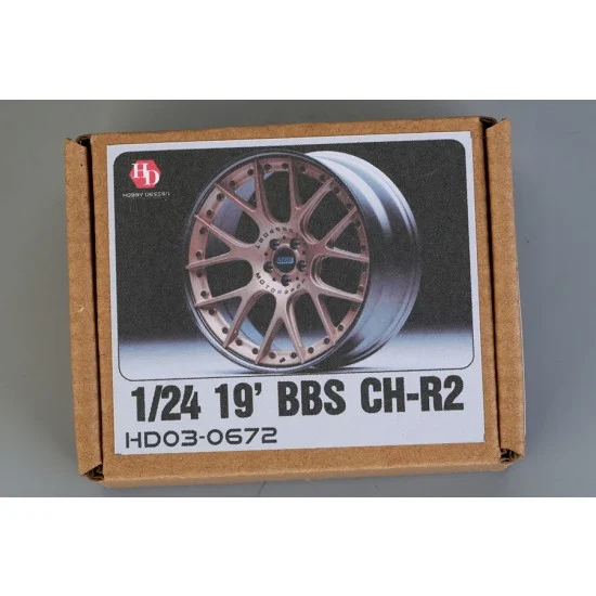 Hobby Design HD03-0672 1/24 19' BBS CH-R2 Wheels