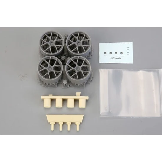Hobby Design HD03-0674 1/24 18" BBS F1-R Centre Lock Wheels (3D Print)