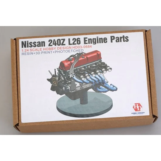 Hobby Design HD03-0684 1/24 Nissan 240Z L26 Engine Parts
