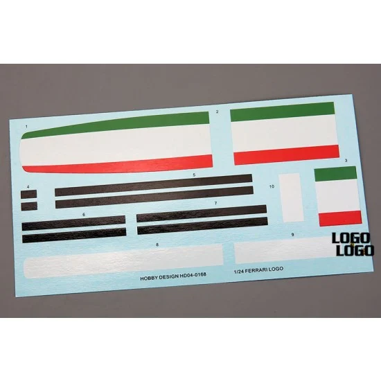 Hobby Design HD04-0168 Decals for 1/24 Ferrari Logo