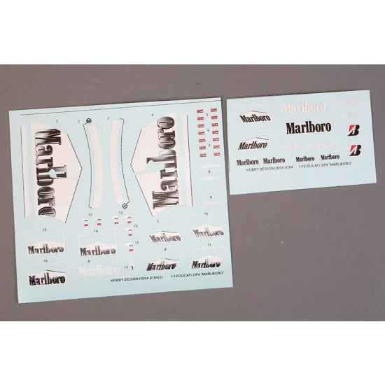 Hobby Design HD04-0184 1/12 Ducati GP4 M Decal