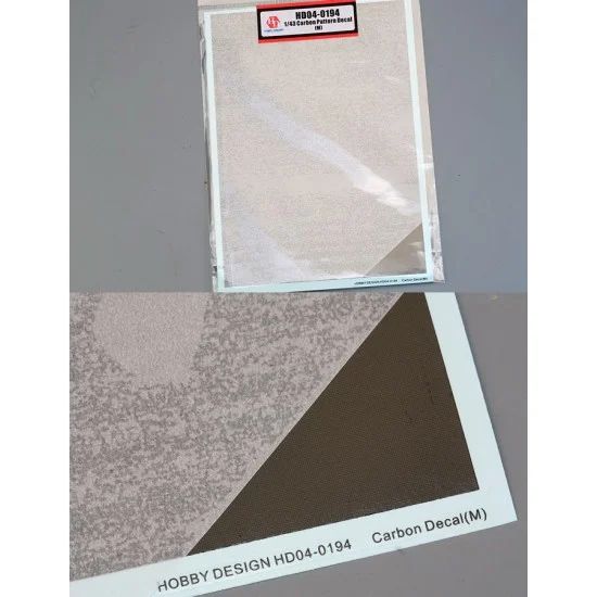 Hobby Design HD04-0194 1/43 Carbon Pattern Decal (M)