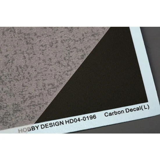 Hobby Design HD04-0196 1/24 Carbon Pattern Decal L