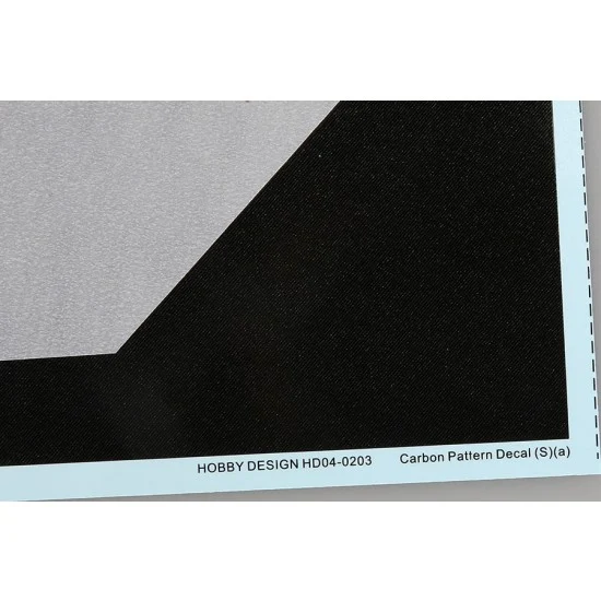 Hobby Design HD04-0203 1/24 Carbon Pattern Decal (S) ver.A
