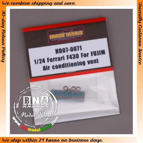 Hobby Design HD07-0071 1/24 Ferrari F430 Air Conditioning Vent for Fujimi kit
