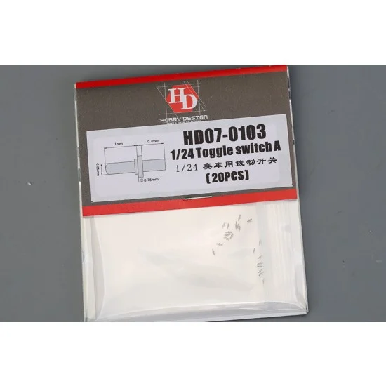 Hobby Design HD07-0103 1/24 1/20 Toggle Switch #A