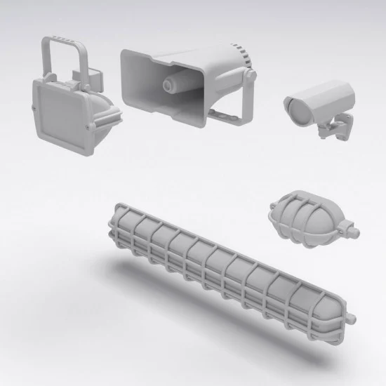 HD Models 35021 1/35 Lights And Security - Scenics & Diorama