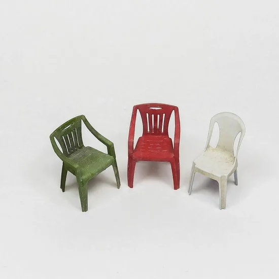 HD Models 35023 1/35 Resin Chairs - Scenics & Diorama