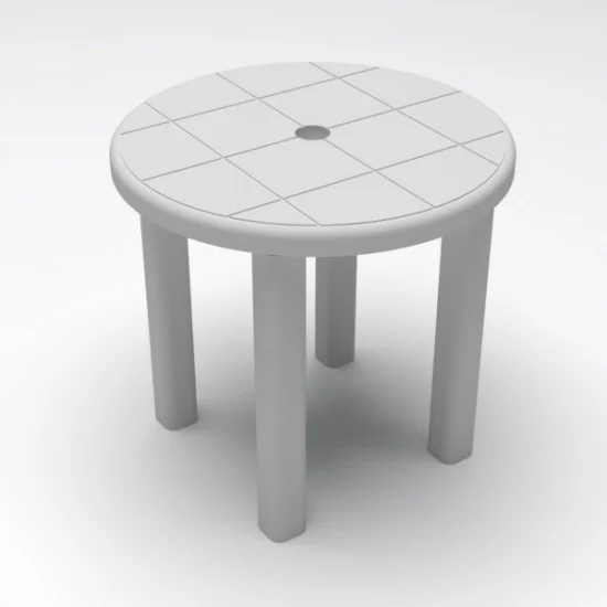 HD Models 35026 1/35 Resin Round Table - Scenics & Diorama