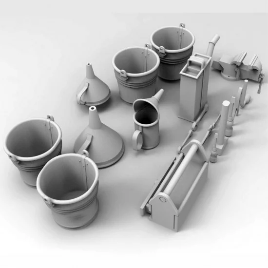 HD Models 35028 1/35 Workshop Tools - Scenics & Diorama