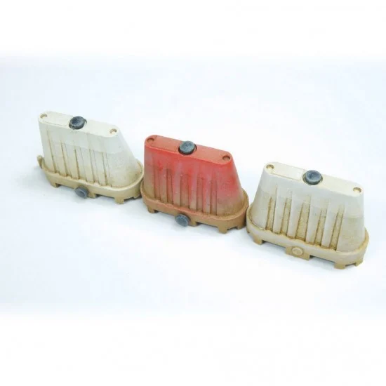 HD Models 35048 1/35 Pastic Rounded New Jersey (3pcs) - Scenics & Diorama